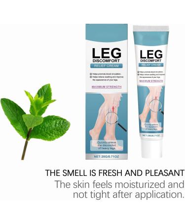  YNPQTDS Moisturizing Leg Cream 20g Massage Cream for Tired Calves and Legs | Travel Size Moisturizing and Soothing Lotion for Men Family Home School Teachers Sports Walking - Buy Online on GoSupps.com