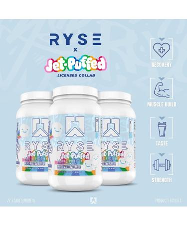 RYSE Core Series Loaded Protein - 25g Whey Protein | Build, Recover, Strength | Prebiotic Fiber, MCTs | Low Carbs & Sugar | 27 Servings - Marshmallow Flavor - Buy Online on GoSupps.com