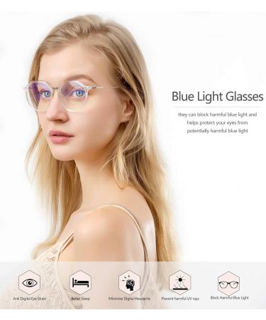 HBSelect Blue Light Filter Glasses - Protect Your Eyes from Screen Strain for Work & Gaming | Unisex Transparent Design - Buy Online on GoSupps.com