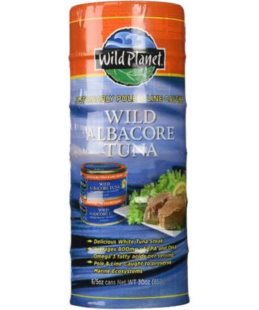 P2P Albacore Wild Tuna Canned Tuna and Sea Salt No Water No Oil Added 5 oz 6 Count Pack - Buy Online on GoSupps.com