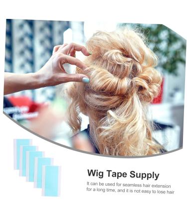 DOITOOL 5 Sheets Seamless Hair Extension Film Extension Tape for Hair Lace Wig Tape Double Sided Sticky Tape Seamless Hair Extension Tape Adhesive Hair Extension Tape Pu Supplies Invisible - Buy Online on GoSupps.com