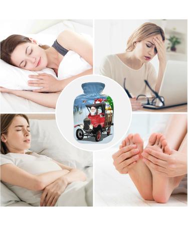 Durable 1L Heat Bottle for Pain Relief | Cartoon Retro Patterns - Ideal for Hands Feet Shoulders & Neck | Perfect Heat Therapy Solution - Buy Online on GoSupps.com