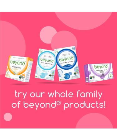 Beyond Laundry Detergent Strips - Eco-Friendly Hypoallergenic & Travel-Friendly | 32 Dissolvable Strips - Free & Clear - Buy Online on GoSupps.com