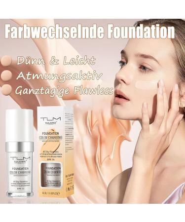 EONFAVE SPF 15 Foundation Breathable light liquid waterresistant colorchanging concealer makeup - Buy Online on GoSupps.com