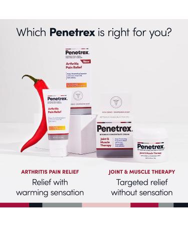 Penetrex Warming Pain Relief Cream with Capsaicin, Arnica, Vitamin B6 & MSM - 2 oz - Buy Online on GoSupps.com