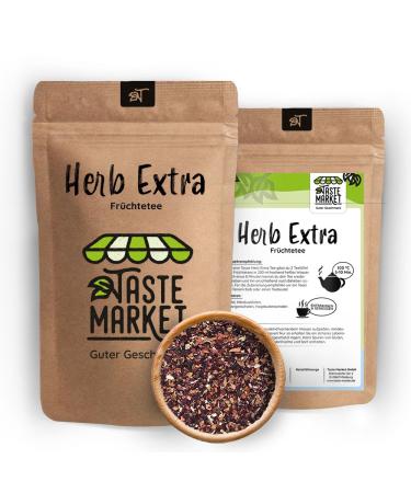 TASTE Guter Geschmack Taste Market Fruit Tea 200g Choice of Sizes Extra Herb Tea Loose Leaf Fruit Tea Tea Blend Fruity Herb