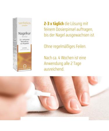 Sanhelios Nagelkur 10 ml - Effective Nail Fungus Treatment | Easy Application with Essential Oils | 1 Pack - Buy Online on GoSupps.com