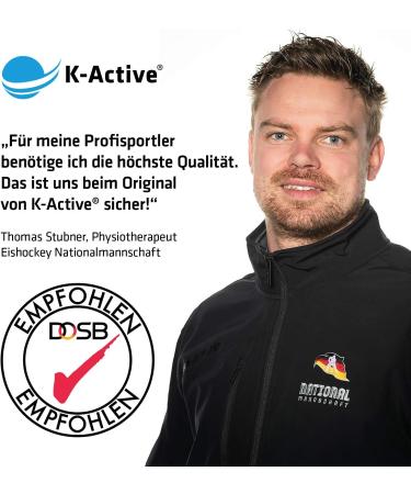 K-Active Tape Classic | Waterproof Kinesiology Tape for Sports & Therapy | Extra Long 5cm x 5m | Skin-Friendly Green Kinesiotape - K-Nature - Buy Online on GoSupps.com