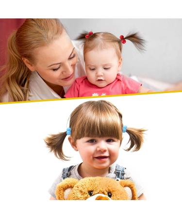 JenPen 60-Piece Colorful Twin Bead Ponytail Holders | Elastic Hair Accessories for Girls and Women - Buy Online on GoSupps.com