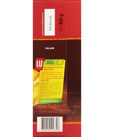 Pelletier Wheat Toast 22 Slices 455 g - Buy Online on GoSupps.com