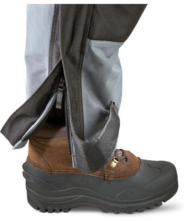 Guide Gear Men's Insulated Snow Pants Bib Overalls - Waterproof and Ski Pants (Black/Gray, Size Large) - Buy Online on GoSupps.com