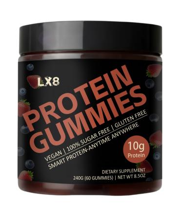 Juvein LX8 Protein Gummies Sugar Free Protein Gummies with 20g