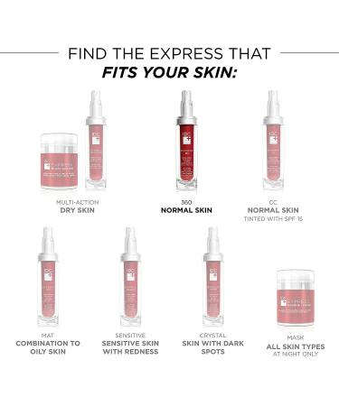 IDC Dermo Express 360 Cream with REGEN(16) Anti-Aging Technology - All-in-One Moisturizer for Face, Eyes, & Neck - Hydrating and Protective Formula with Hyaluronic Acid and Antioxidants - 1 fl. oz - Buy Online on GoSupps.com