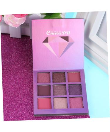 Angoily 9 Purple Metallic Eye Shadow Palette - Shimmer & Light Powder Makeup | International Shipping - Buy Online on GoSupps.com