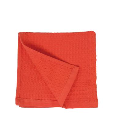 GILDEN TREE Waffle Towel Quick Dry Thin Exfoliating Washcloths for Face Body, Classic Style (Coral)