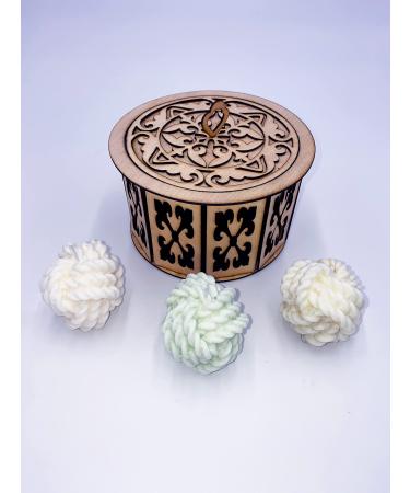 Knot Scented Candles. Focus Clarify Headache and Uplift Aromatherapy Fragrance. Unique and Fashionable Design.