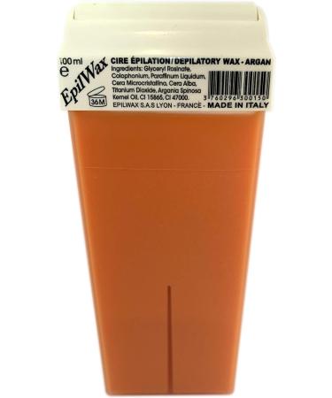 EpilWax Set of 12 Argan Wax Cartridges for Hair Removal - Large 100 ml Roll-on Waxing Refills Argan 100 ml (Pack of 12) - Buy Online on GoSupps.com