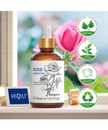 HIQILI 30ML Rose Essential Oil & 30ML Source of Strength Fragrance Oil for DIY Diffuser - Buy Online on GoSupps.com