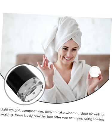 Healeved Powder Holders Mini Containers with Lids Empty Powder Jar Body Butter Jars Loose Powder Container Small Jar Plastic Jars Sample Jars Cosmetic Sample Containers Small Powder Jar - Buy Online on GoSupps.com