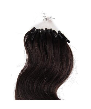 Beauty7 - 50 Pcs Curly Microring Extensions | 24 #1B Black Brown | Real Remy Hair Body Wave - International Shipping Available - Buy Online on GoSupps.com