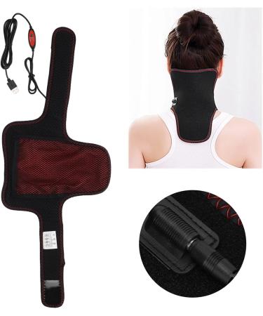 Neck Heating Pillows | Infrared Heated Neck Wrap with 3-Mode Massage for Pain Relief - Buy Online on GoSupps.com
