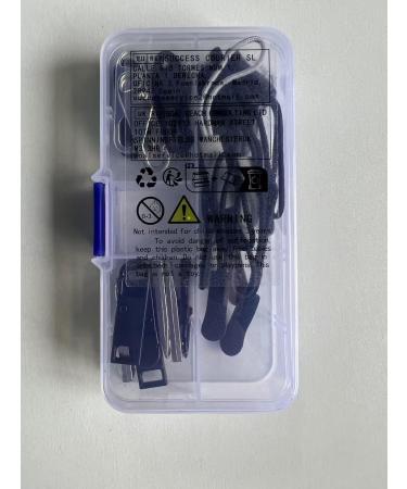 32 STK Zipper Pull Tabs & Cordel Zipper - Metal Zip Pendant Replacement for Repairs | International Shipping - Buy Online on GoSupps.com