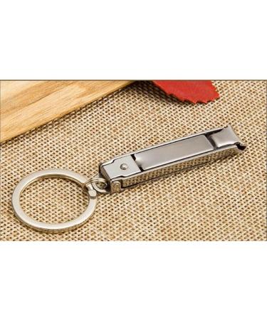HCHGJKN Nail Clippers Stainless Steel Ultra-thin Foldable Hand Toe Nail Clippers Cutter With Keychain Cutter TrimmerNail Art Tool(Silver) - Buy Online on GoSupps.com