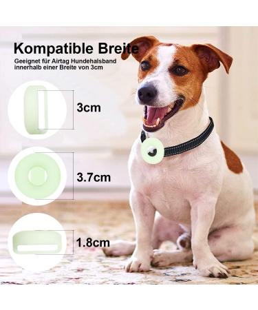 Linteker Bright Green Protective Cover for AirTag Dog Collar | Apple AirTag GPS Finder Case | Pet Collar Accessories for Dogs & Cats - Buy Online on GoSupps.com