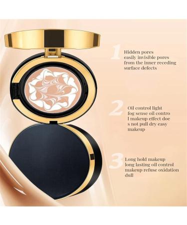 Water Bead Tricolor Latte Concealer Cushion MZV Bb Cream Waterproof Foundation Brightens Dull Skin (Natural White) - Buy Online on GoSupps.com