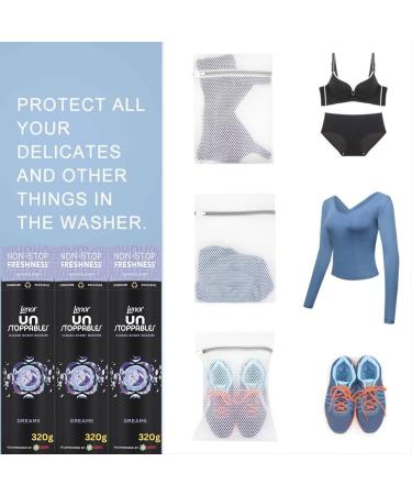 Lenor Scent Booster Beads Unstoppables Dreams Fabric Softener (3x320g) with Wishesla Multipurpose Mesh Laundry Bag - Buy Online on GoSupps.com