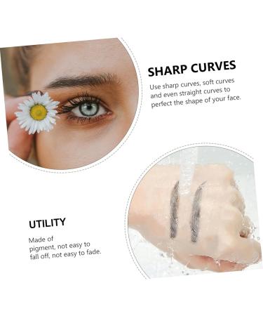Mikinona Mikinona 10 Sheets Sticker Imitation Eco Eyebrow False Eyebrow Stickers Tattoos Eyebrow Stickers Fake Eyebrow Tattoos Hair Transfer Stickers 3D - Buy Online on GoSupps.com