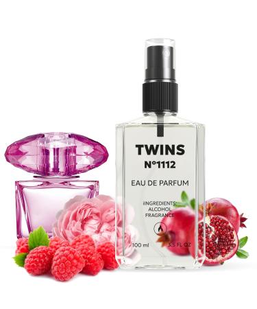 TWINS Impression of Bright Crystal Absolu | Perfume for Women Eau de Parfum | No.1112 | 3.4 Fl Oz / 100 ml Versace Bright Crystal Absolu Impression