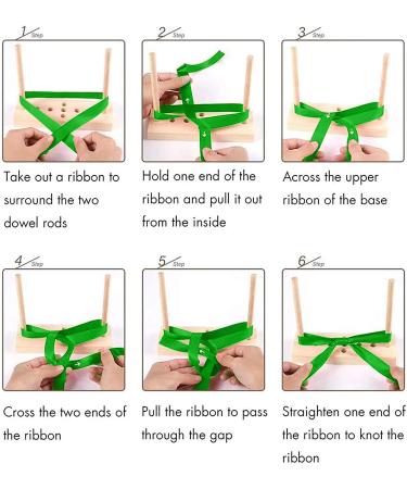 Wooden Ribbon Bow Maker Tool for Wreaths & Gifts - AA6 - Buy Online on GoSupps.com