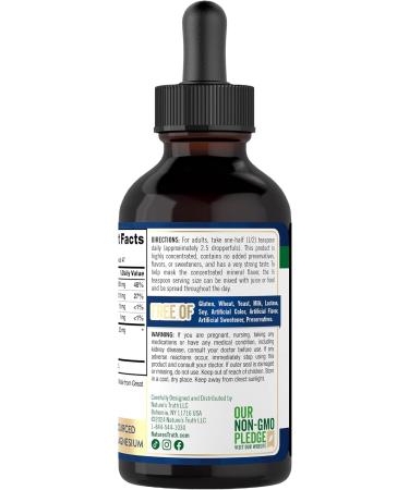 Nature's Truth Ionic Magnesium Liquid Drops | 200mg | 4 Fluid Ounces | with Electrolytes & Trace Minerals | Vegan Non-GMO & Gluten Free Supplement - Buy Online on GoSupps.com