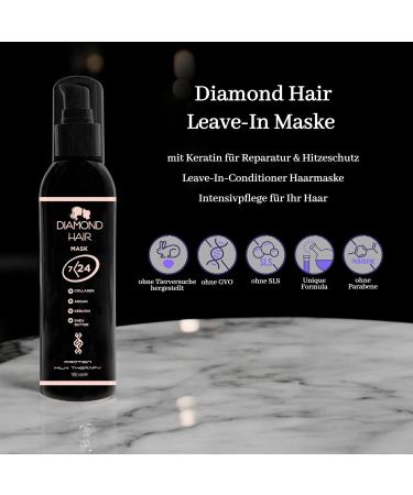 Diamond Hair Maske Conditioner - Shea Butter Collagen Argan Keratin - Buy Online on GoSupps.com