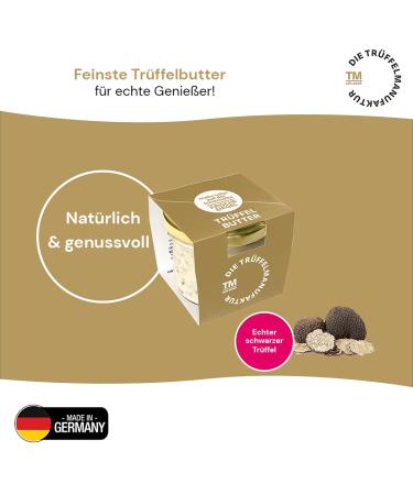 Truffle Factory Delicatessen Truffle Butter 15% Fresh Black Truffle - Gourmet White Truffle Butter 95g | Premium International Shipping - Buy Online on GoSupps.com