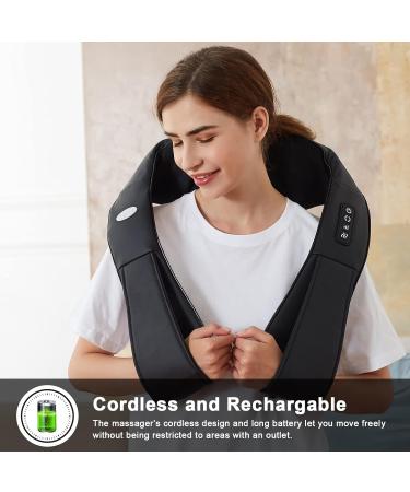 Cotsoco Wireless Neck Massager | Shiatsu Heat Massage Device for Neck & Back Pain | Portable Electrical Massage Pillows | Perfect Gifts for Men & Women - Buy Online on GoSupps.com