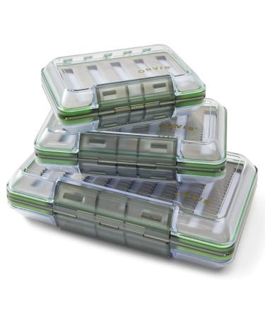 Orvis Double Sided Fly Box - Sturdy Clear Shell Fly Boxes For Fly Fishing with Dual Sided Opening and Foam Micro Slits, Medium