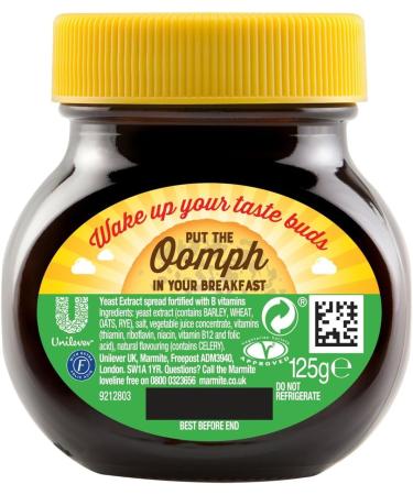 Yeast Extract Spread Bundle with Marmite 125g x2 (Pack of 2 Bundle) - Buy Online on GoSupps.com
