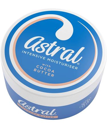 Astral Face & Body Intensive Moisturiser Cream with Cocoa Butter 200ml - Pack of 1 - Buy Online on GoSupps.com