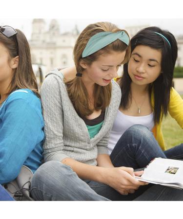 Lynun 6-Piece Wide Headband Set for Women | Elastic Sports Hair Bands for Fitness Running Yoga & Biking | Twisted Cross Headwraps in Single Colors - Buy Online on GoSupps.com