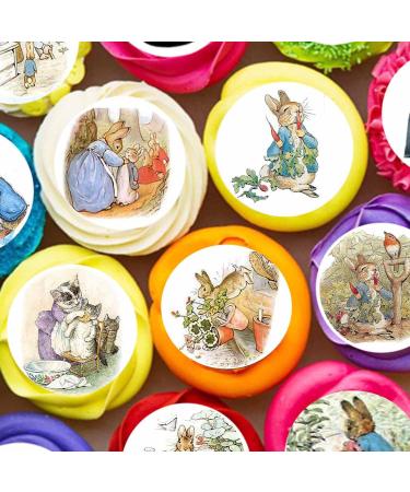 Vintage Cupcake Toppers Edible Rice Paper - 15 cut out 5 cm diameter - Buy Online on GoSupps.com