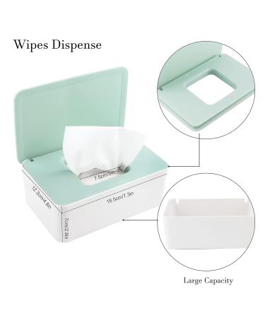 Wet Tissue Box Baby Wet Wipes Dispenser Napkin Wet Wipes Box Waterproof Dustproof with Lid for Car Home Office - Buy Online on GoSupps.com
