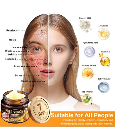 Bee Venom Multi-Purpose Skin Treatment Cream Powerful All-Body skin Cream Intensive skin care and wrinkle reduction (1PC) - Buy Online on GoSupps.com