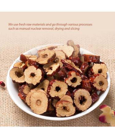 SIJIYUNLI-Red Date Slices 80g/2.82oz Superfood instant brewing without added sugar Circled jujube Crispy Slices - Buy Online on GoSupps.com
