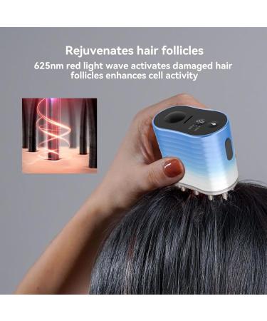 Electric Hair Oil Applicator Precision Oil Dispenser for Scalp and Hair Treatment soft and heated design for better absorption ideal for Blue - Buy Online on GoSupps.com