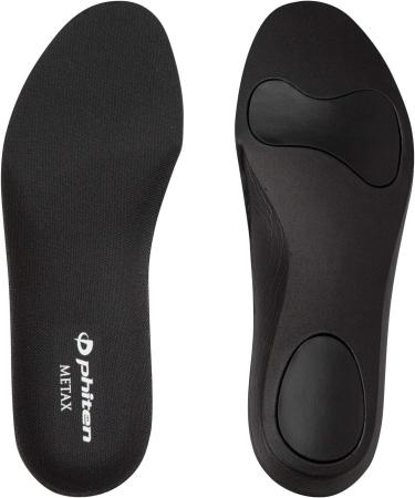 Phiten Metax Sports Insole - Comfort & Support for Men (6.5-8.5) & Women (8-10) - Black | International Shipping Available - Buy Online on GoSupps.com