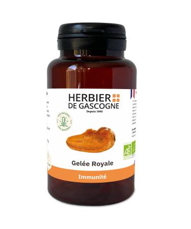 Organic Royal Jelly | 90 capsules | Vitality And Tone | 200 mg dosage 100% natural without additives and not compressed | THE GASCOGNE HERBAR | Herbalist since 1985