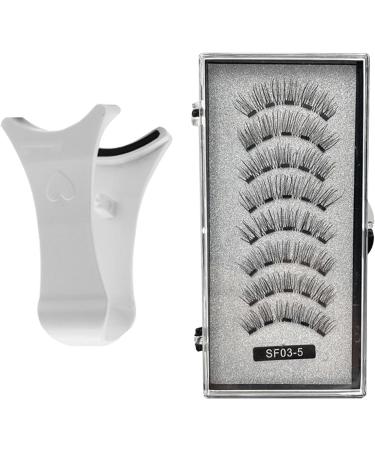 Bitong Reusable Magnetic Eyelashes | False Eyelashes No Glue - Natural Look Magnetic Eyelashes with Applicator Reusable Magnetic Lashes No Glue or Eyeliner Needed 2 Pairs False Eyelashes - Buy Online on GoSupps.com