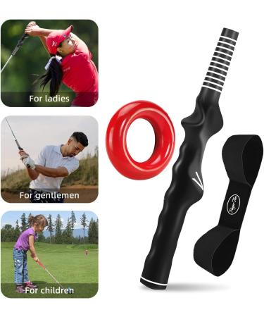 FINGER TEN Golf Club Swing Weight Ring Warm Up Trainer Aid - 3 Pack Right Handed Red - Weighted Golf Training Tool for Men and Women - Indoor/Outdoor Practice - Value Pack - Buy Online on GoSupps.com